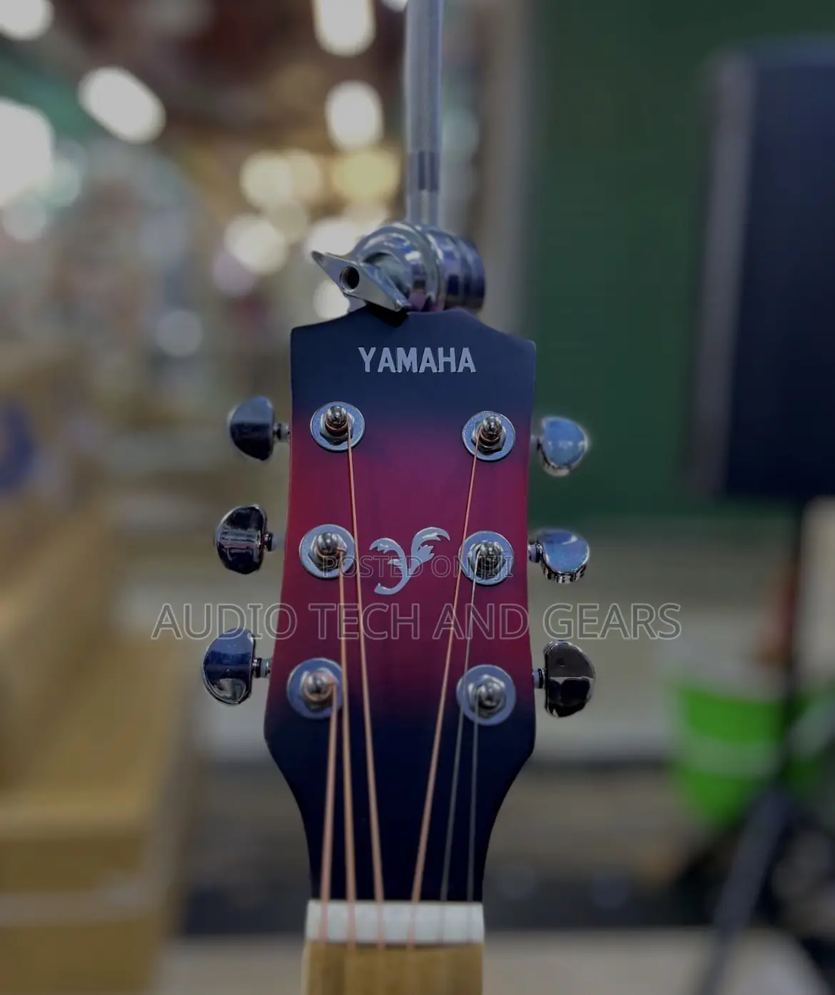 Yamaha Semi Acoustic Guitar (Red)