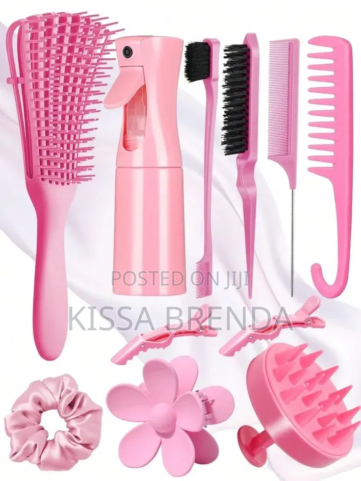 Hair Sets, Comb, Water Spray, Brush 