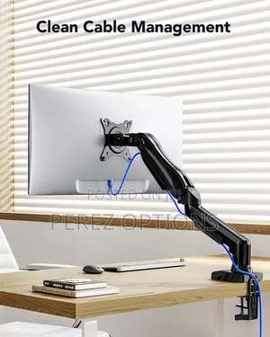 Single Monitor Arm Desk Mount for 13 to 32 Inch, Black