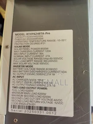 Restar 11kw (11kva) Hybrid Solar Inverter,