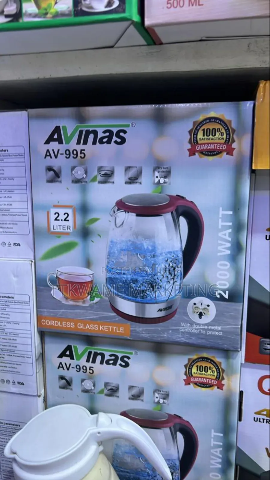 Glass Transparent Kettle