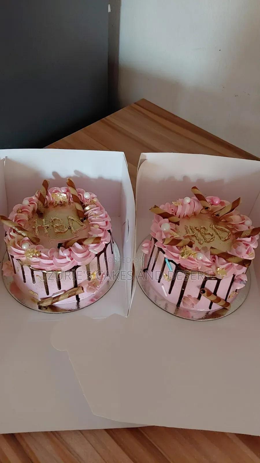 Twin Birthday Cake