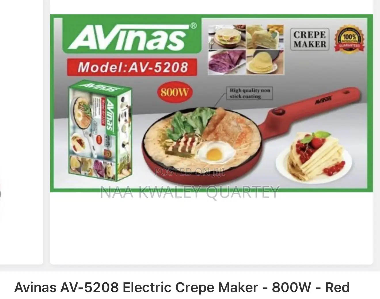Crepe/Pan Cake Maker