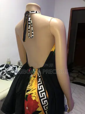 Short Backless Dress