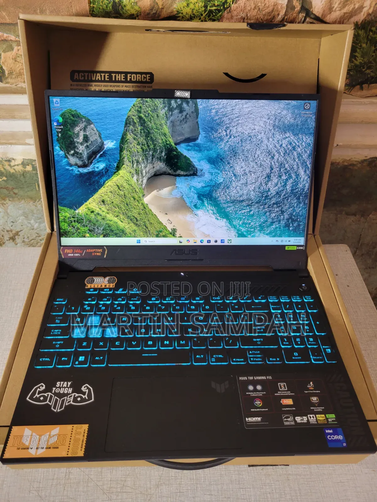 Laptop Asus TUF Gaming A15 16GB Intel Core i7 SSD 1T