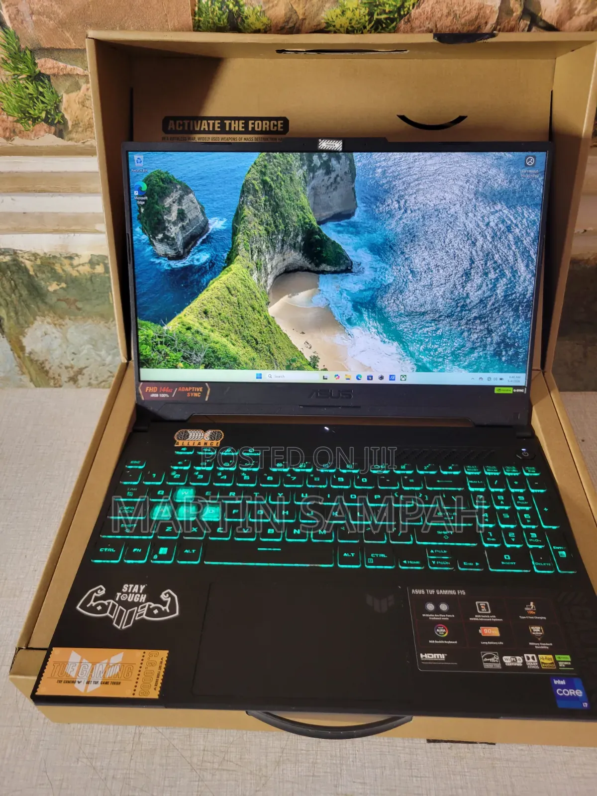 Laptop Asus TUF Gaming A15 16GB Intel Core i7 SSD 1T
