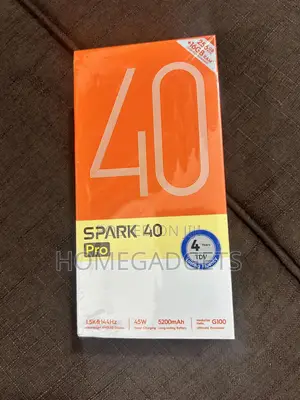 New Tecno Spark 40 Pro 256 GB Black