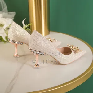 Crystal Heel for Wedding, Church Etc