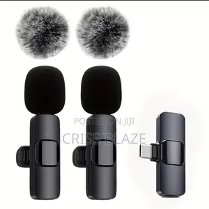 2 Wireless Lavalier Microphones