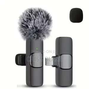 2 Wireless Lavalier Microphones