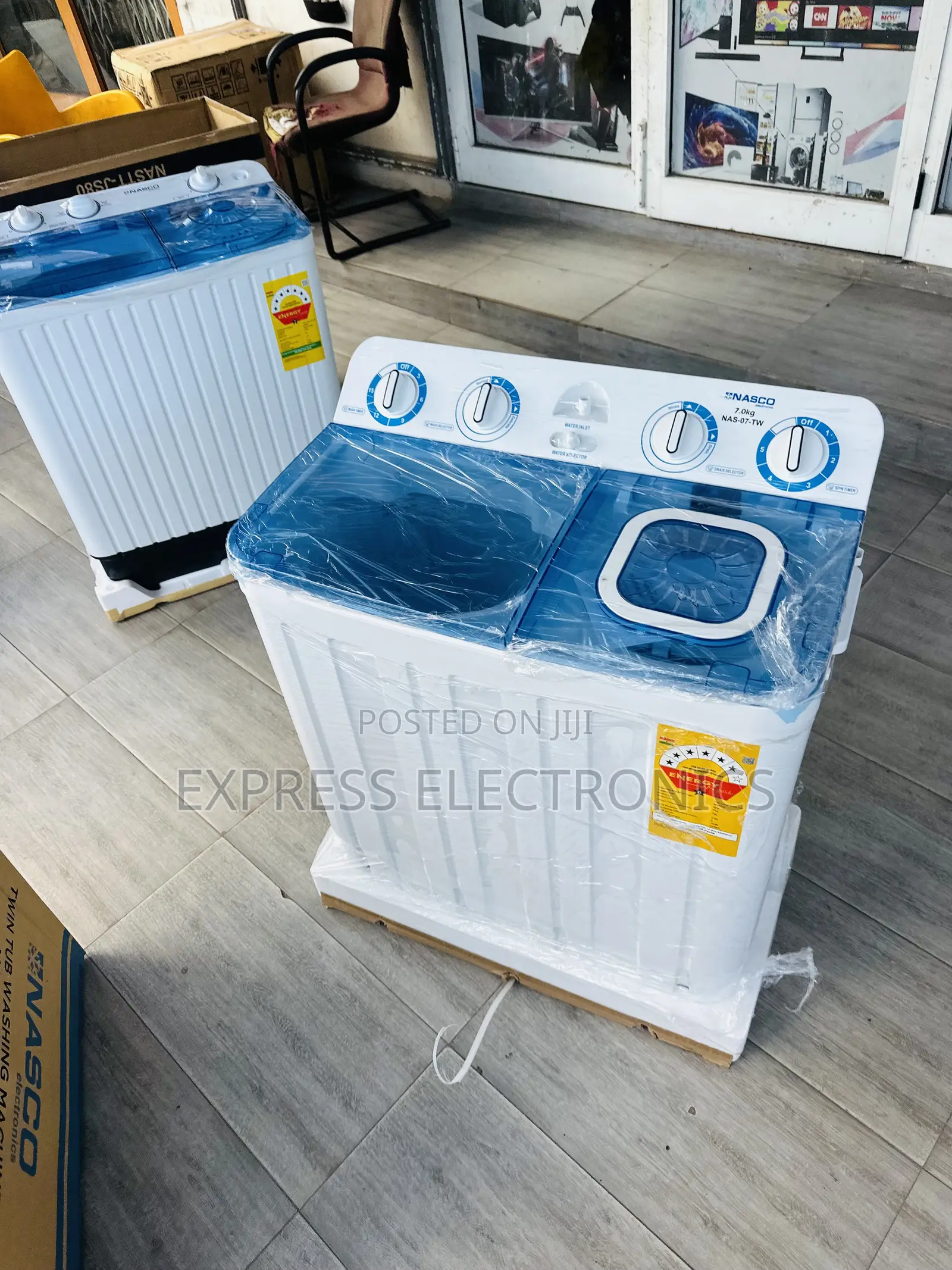Shop From Us the New Nasco Wm Topload Twintub 8kg