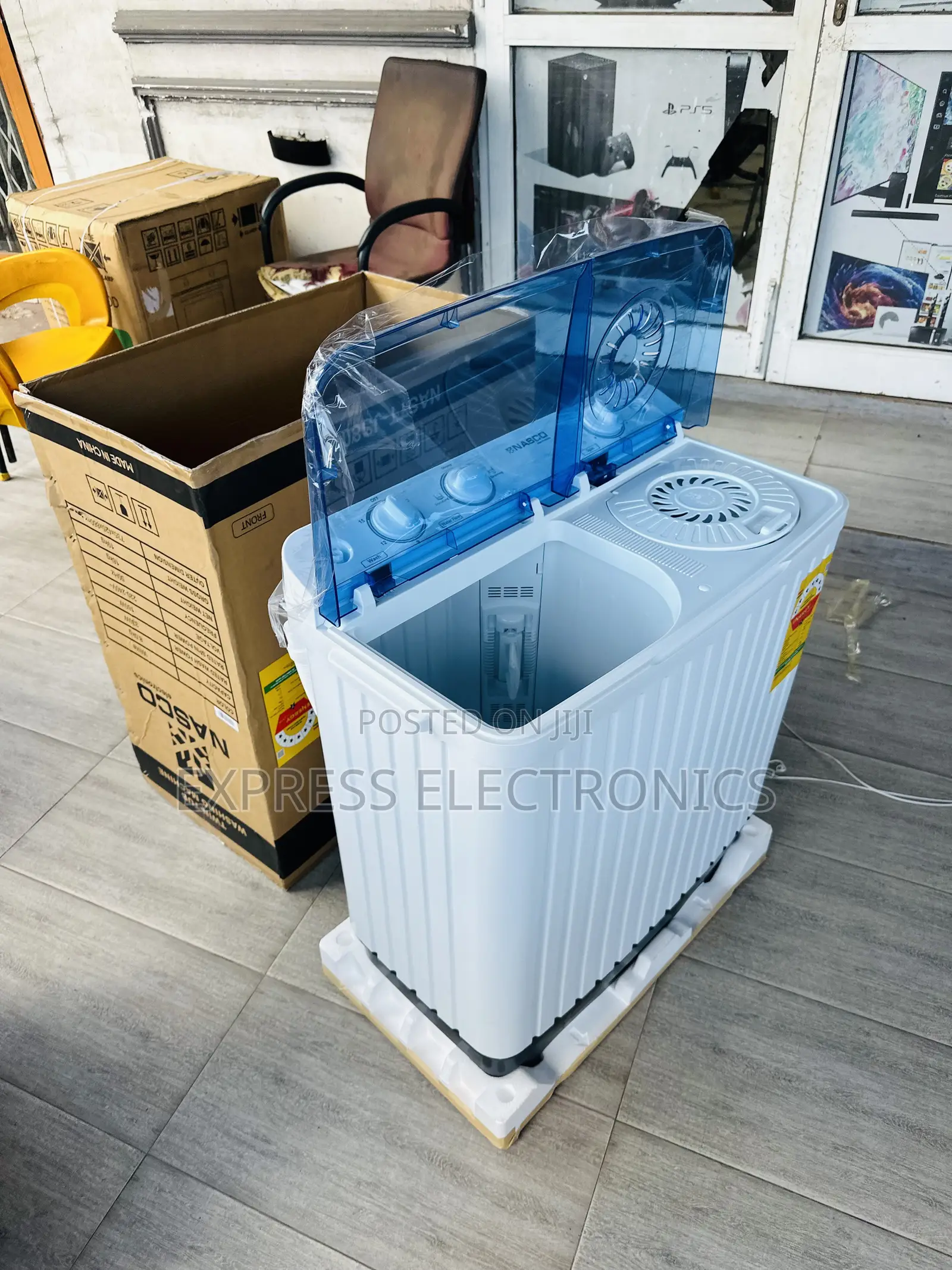 Brand New White Wm Topload Twintub 7kg Nasco