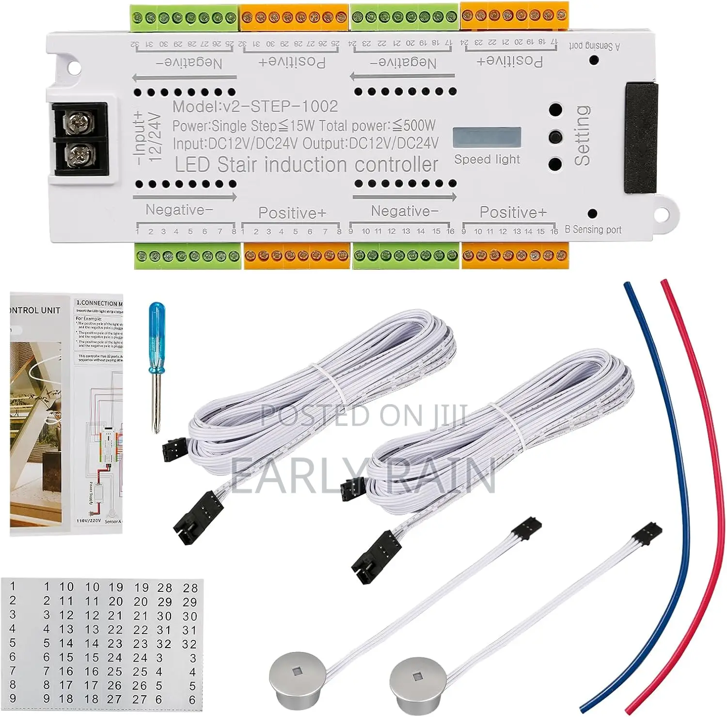 Motion Sensor Led Stair Light Controller 32 Channel Light Controller
