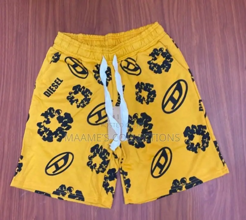 Denim Tears the Cotton Wreath Shorts.