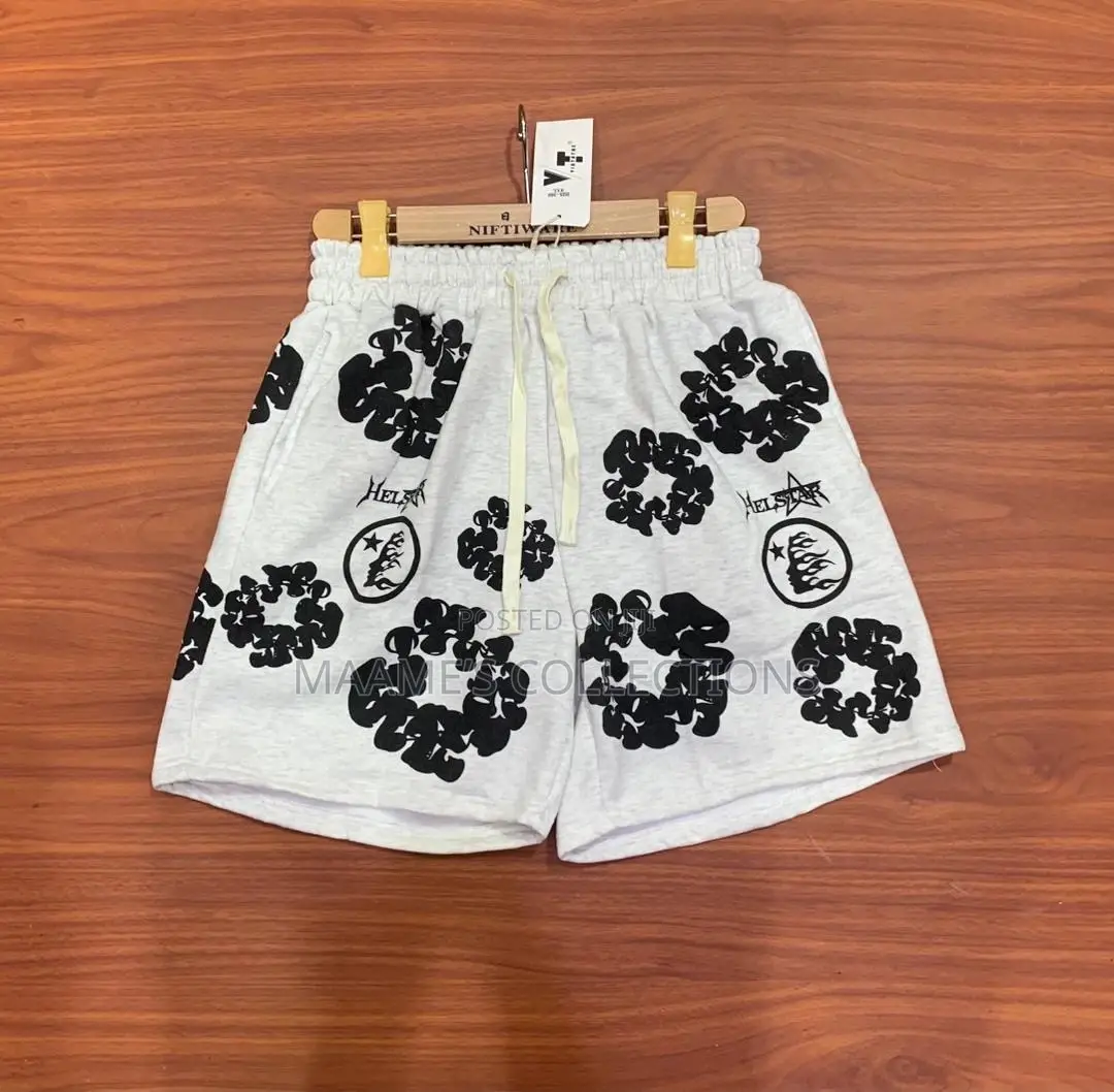 Denim Tears the Cotton Wreath Shorts.