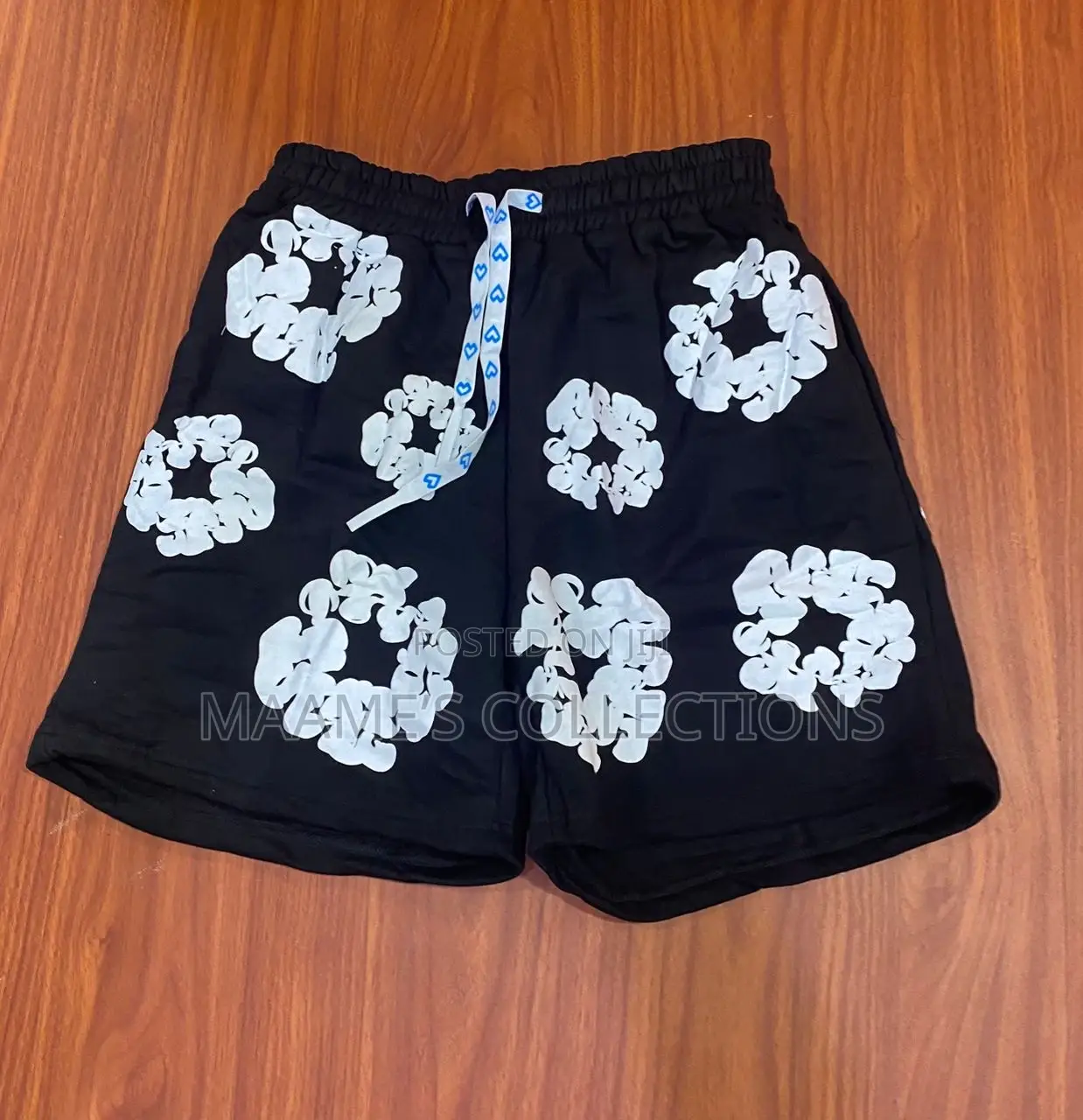 Denim Tears the Cotton Wreath Shorts.