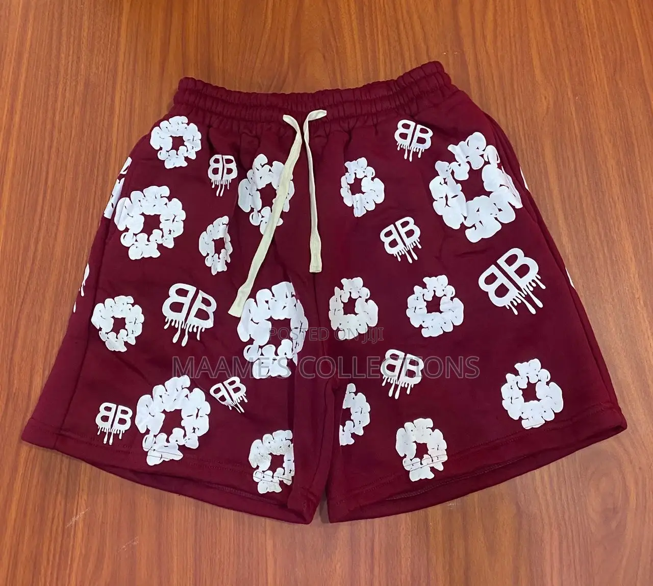 Denim Tears the Cotton Wreath Shorts.