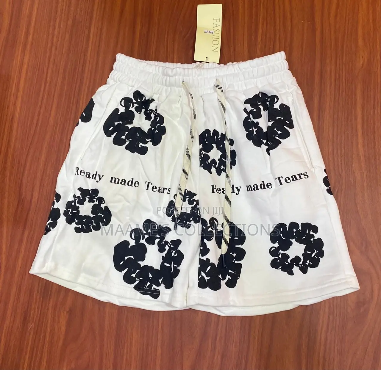 Denim Tears the Cotton Wreath Shorts.