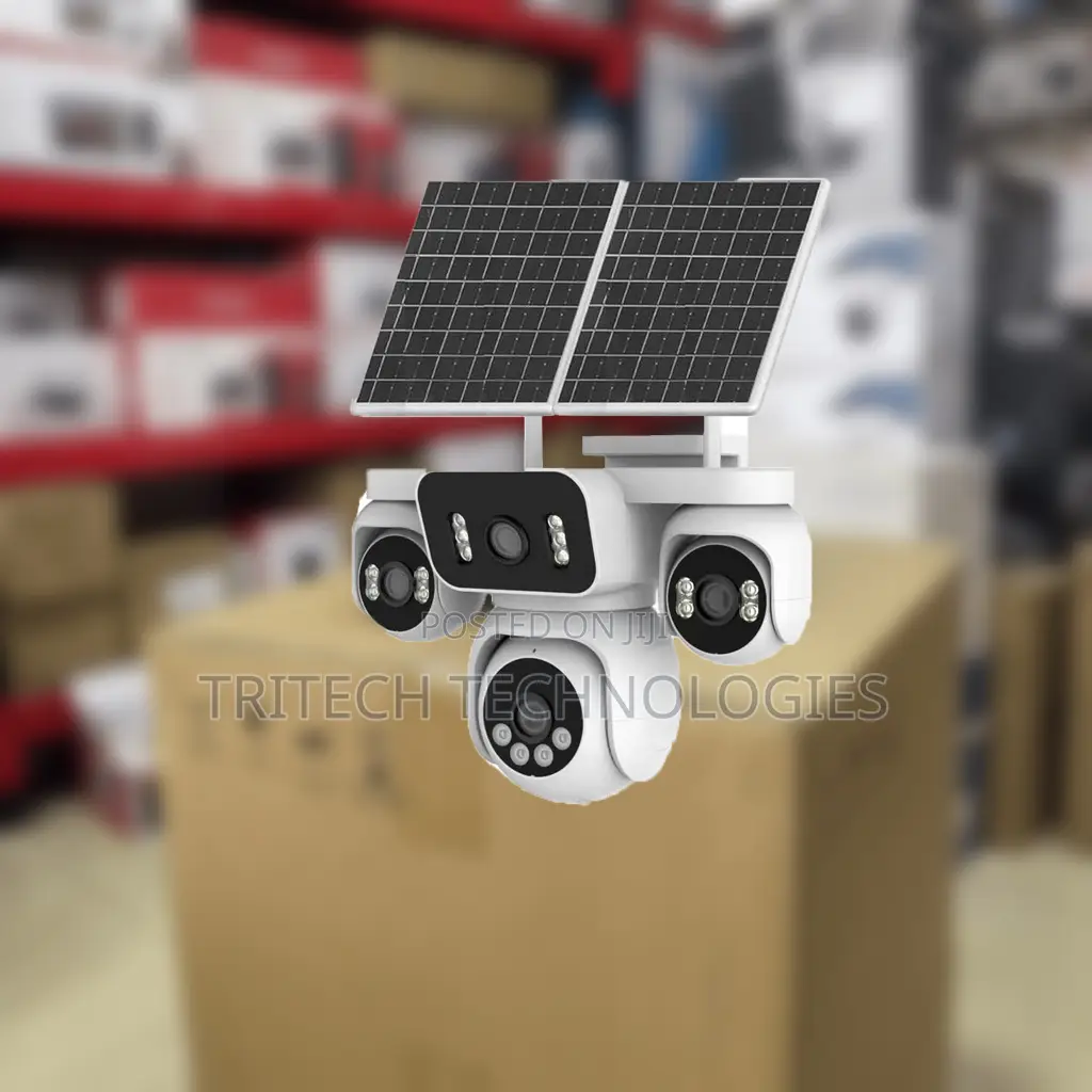 4 Lens 1 PTZ 4g Solar Camera Io-Sg401