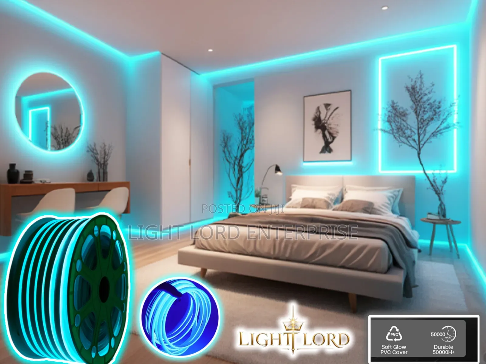 Akice Blue Neon Led Strip 100mters