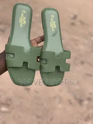 Rough Hermes Slippers