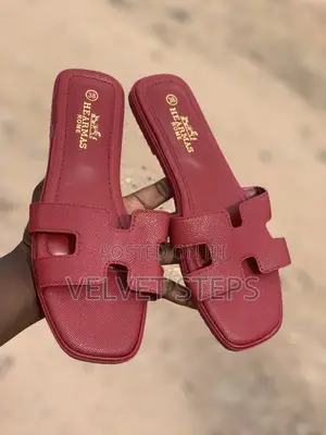 Rough Hermes Slippers
