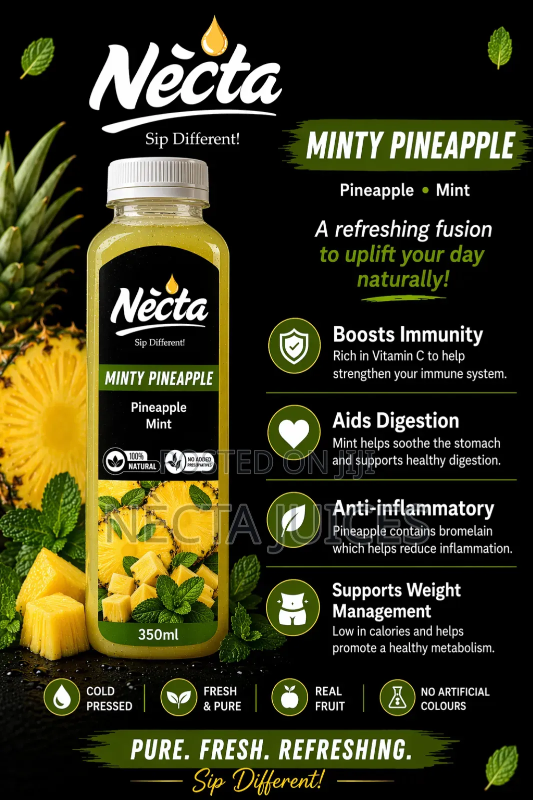 Pineapple Mint Juice