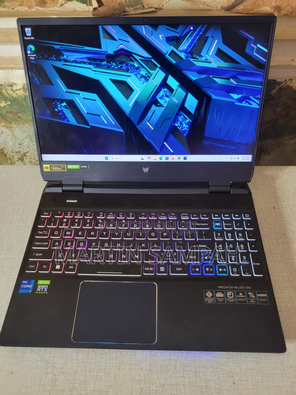 Laptop Acer Predator Helios 300 16GB Intel Core i7 SSD 512GB
