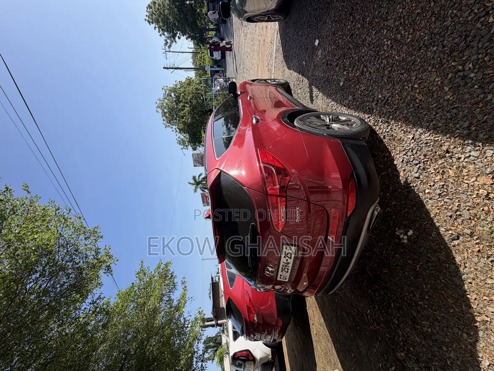 Hyundai Santa Fe 2015 Red