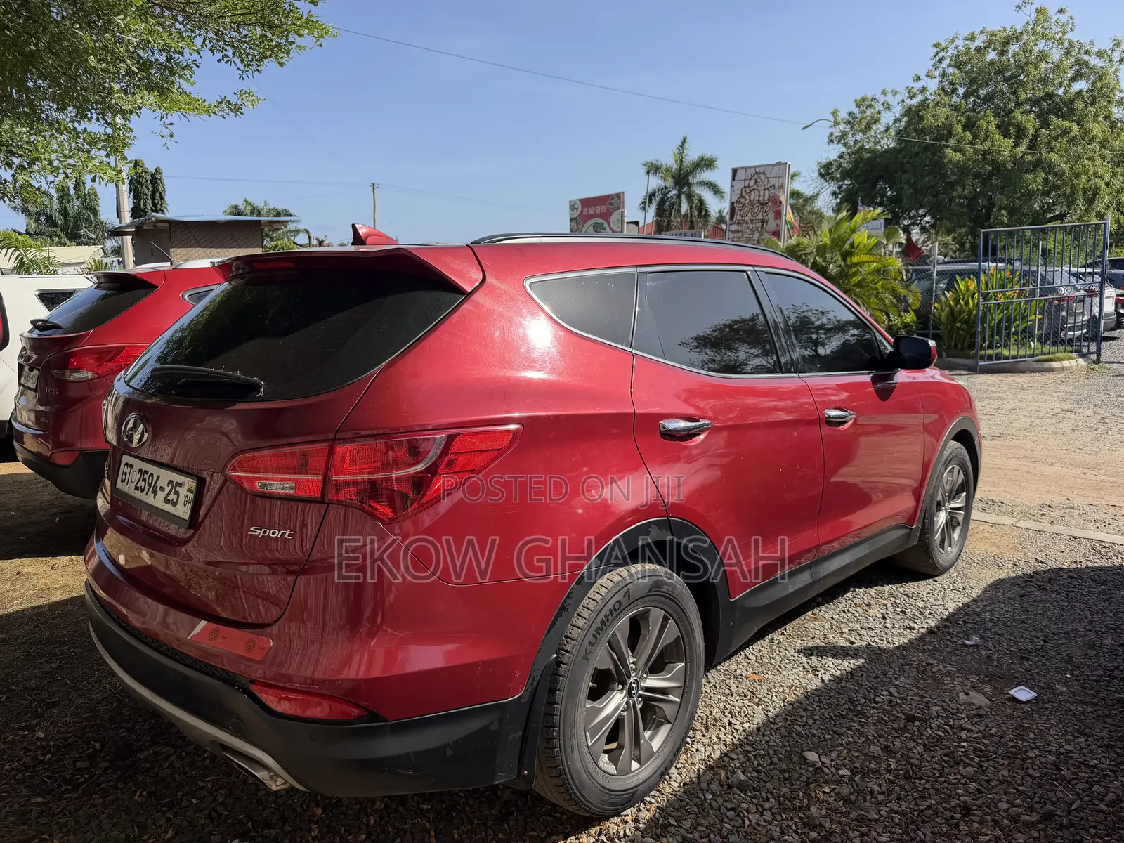Hyundai Santa Fe 2015 Red