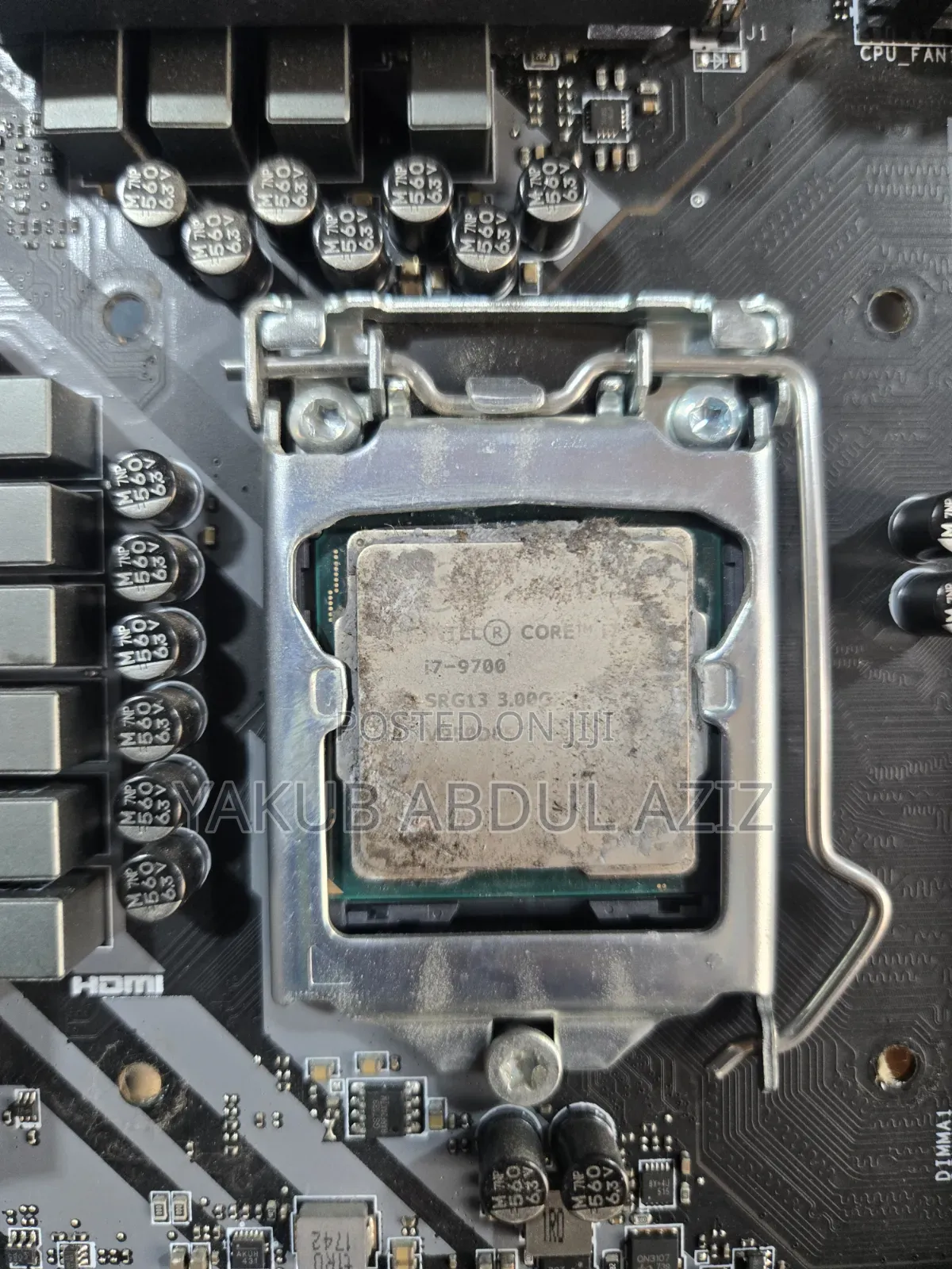 I7 9700 Board and Processor