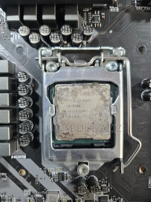 I7 9700 Board and Processor