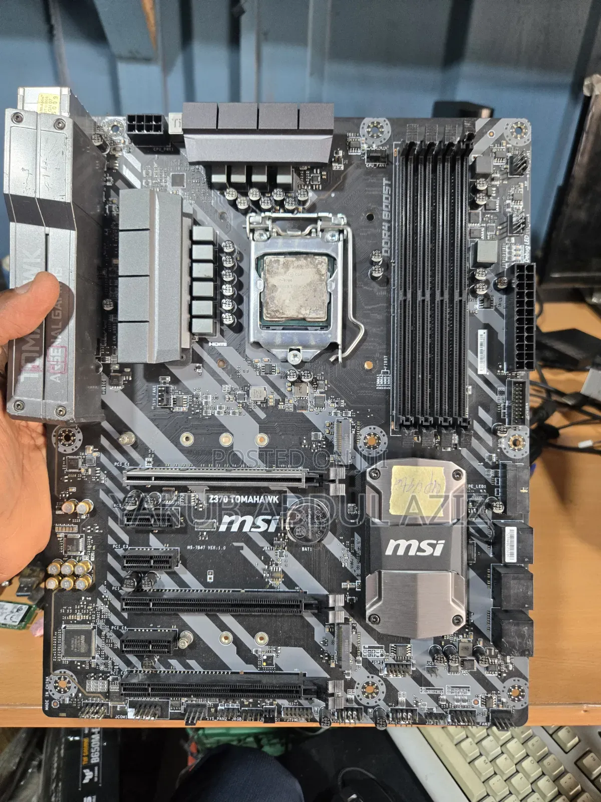 I7 9700 Board and Processor