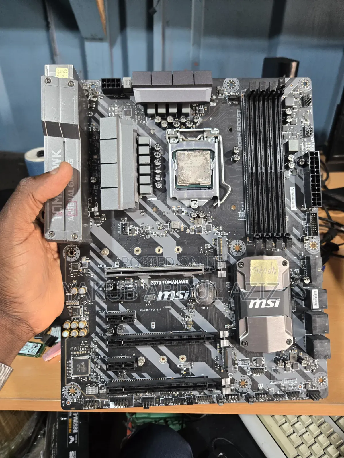 I7 9700 Board and Processor