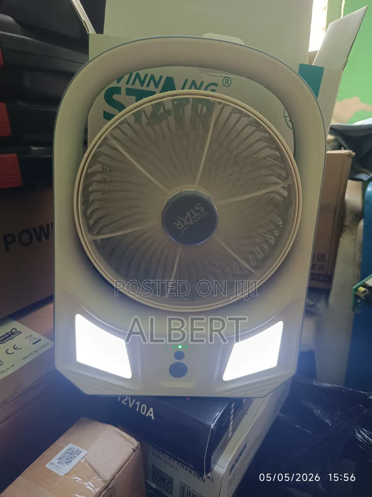 Rechargeable Table Fan Solar Panel