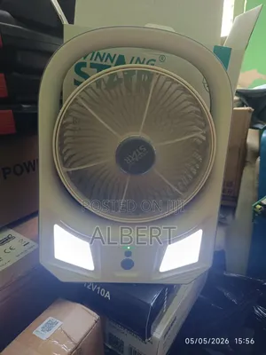 Rechargeable Table Fan Solar Panel