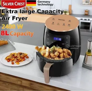 Sliver Crest 8l Extra Large Healthy Air Fryer With Smart Digital.