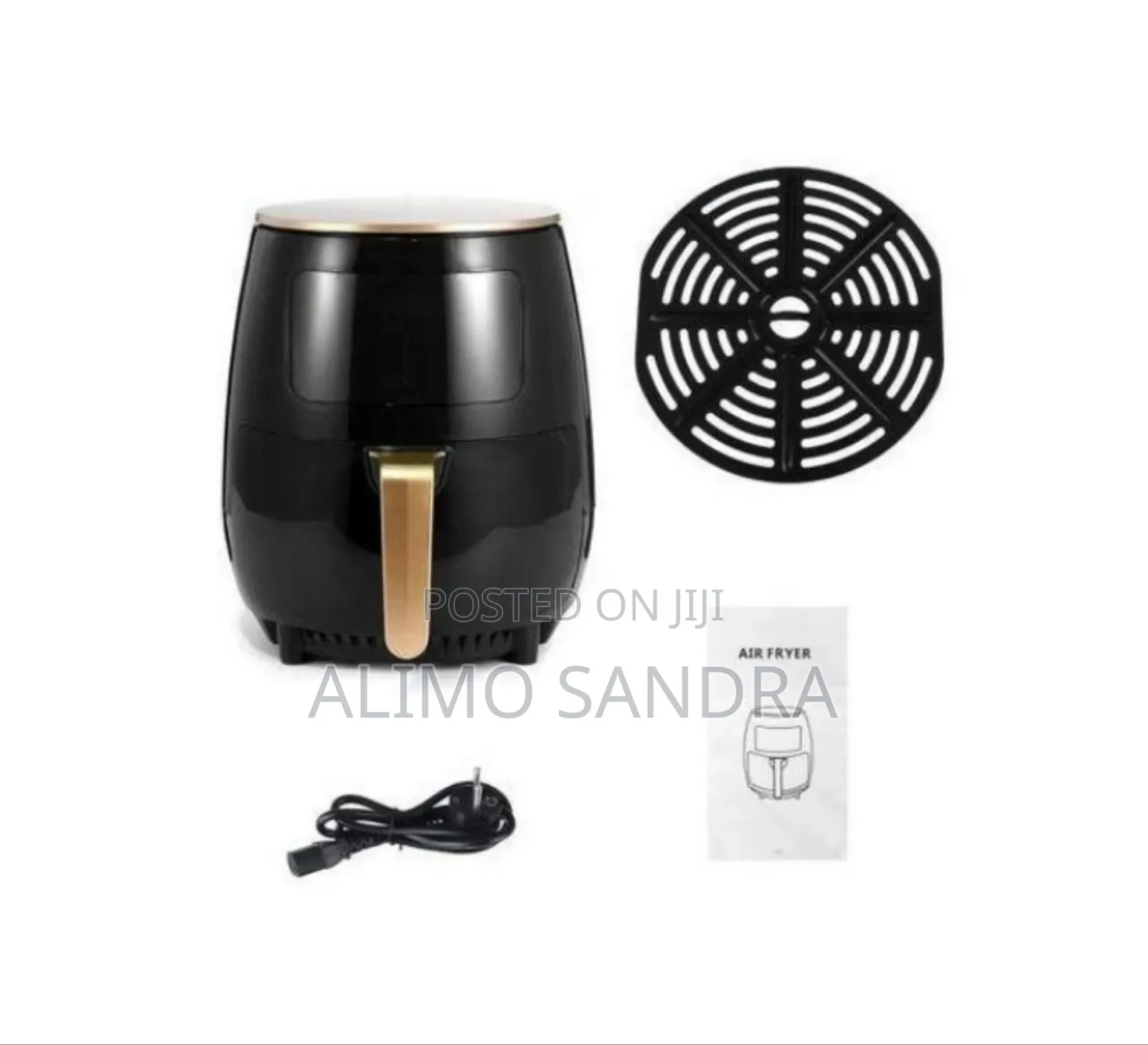 Sliver Crest Extra Large Capacity Air Fryer -6l- 2400w - Black