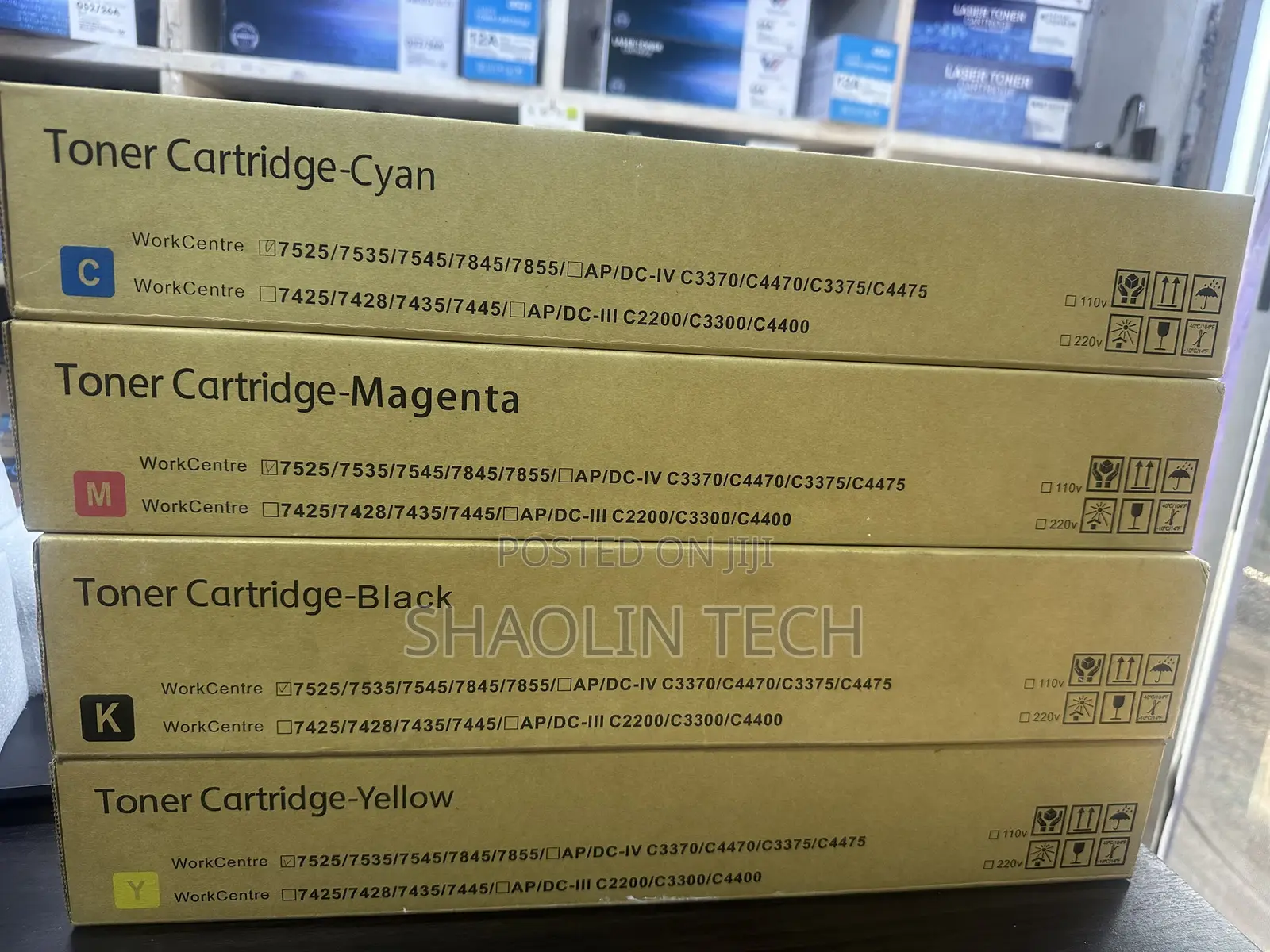 Xerox Work Center 7525,7855,C3370,C4475 Toner Cartridges