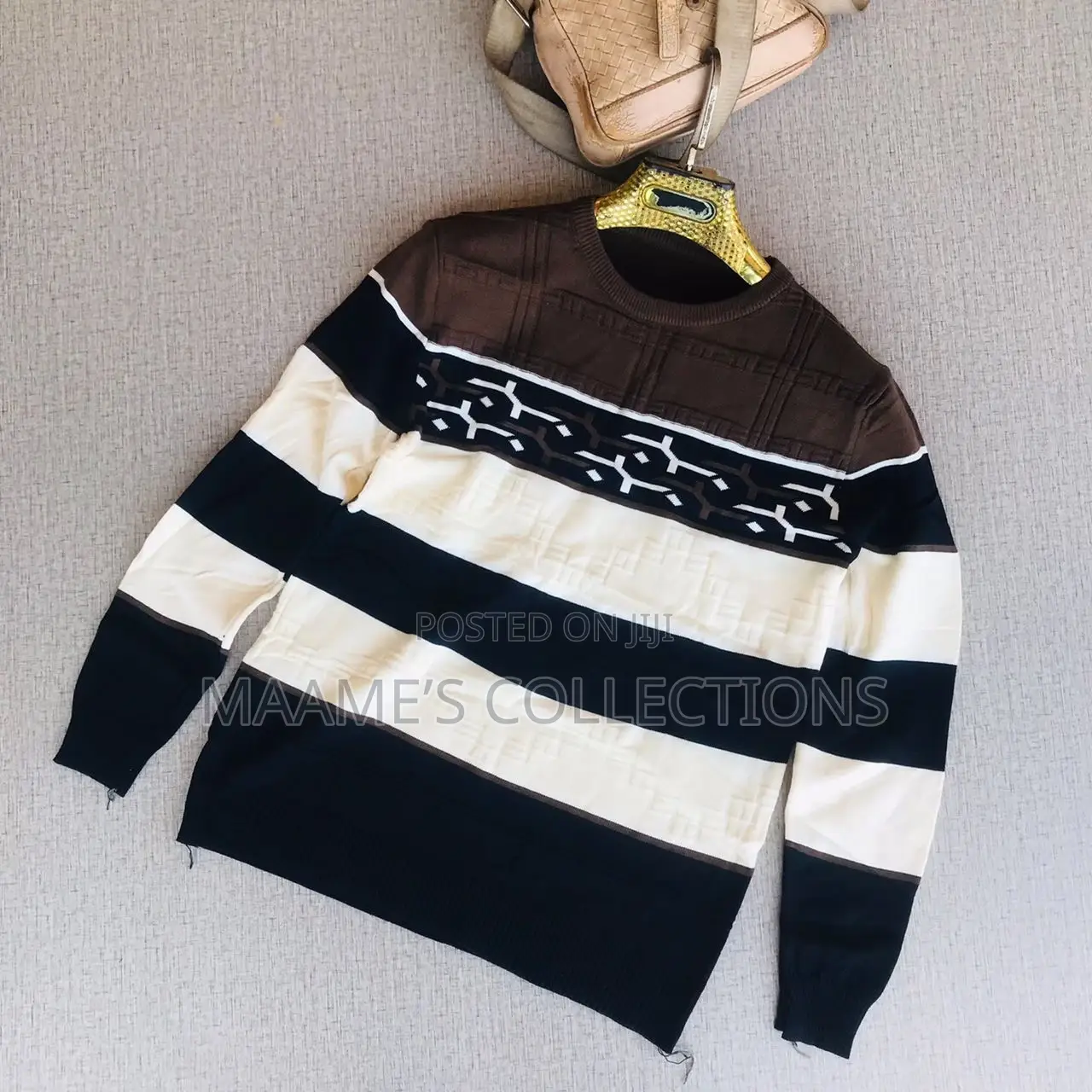 Design Cotton Crewneck Sweatshirt / Sweater