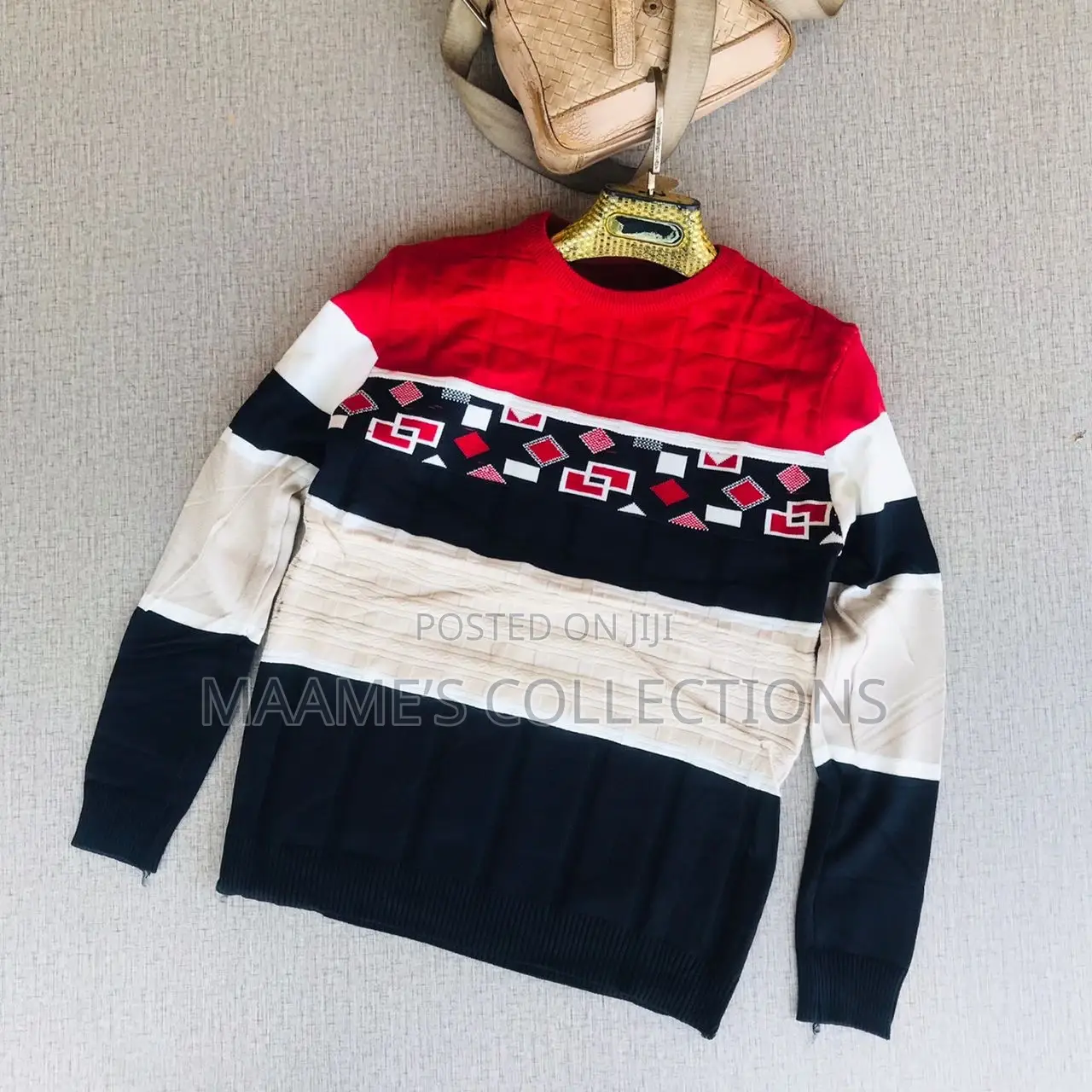 Design Cotton Crewneck Sweatshirt / Sweater