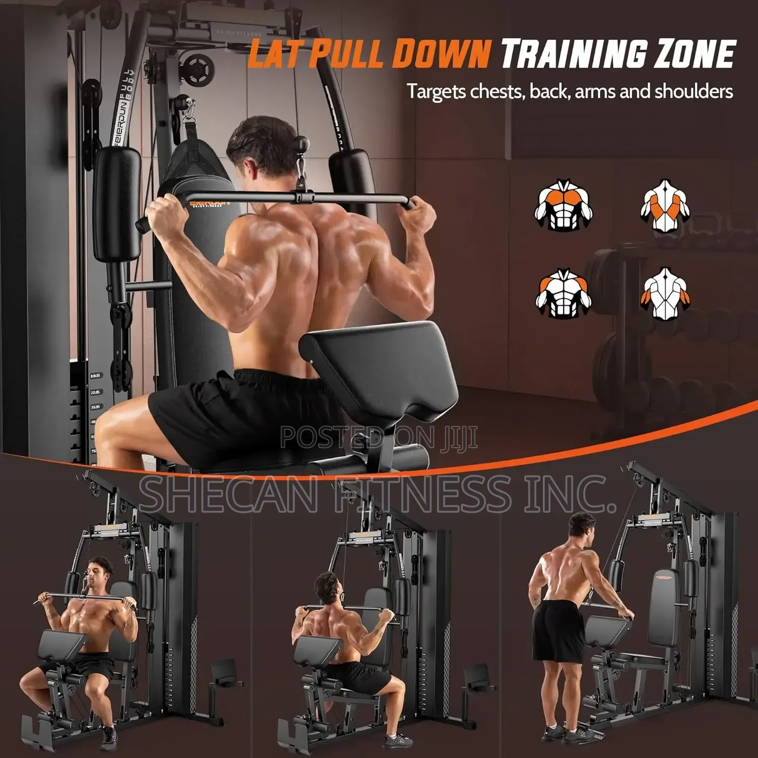Commercial/Home Gym Machine Multi-Station Gym Rack Single Station
