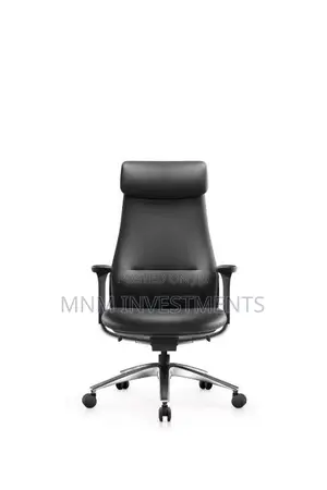 Premium Executive Ergonomic Office Chair – Black Leather
