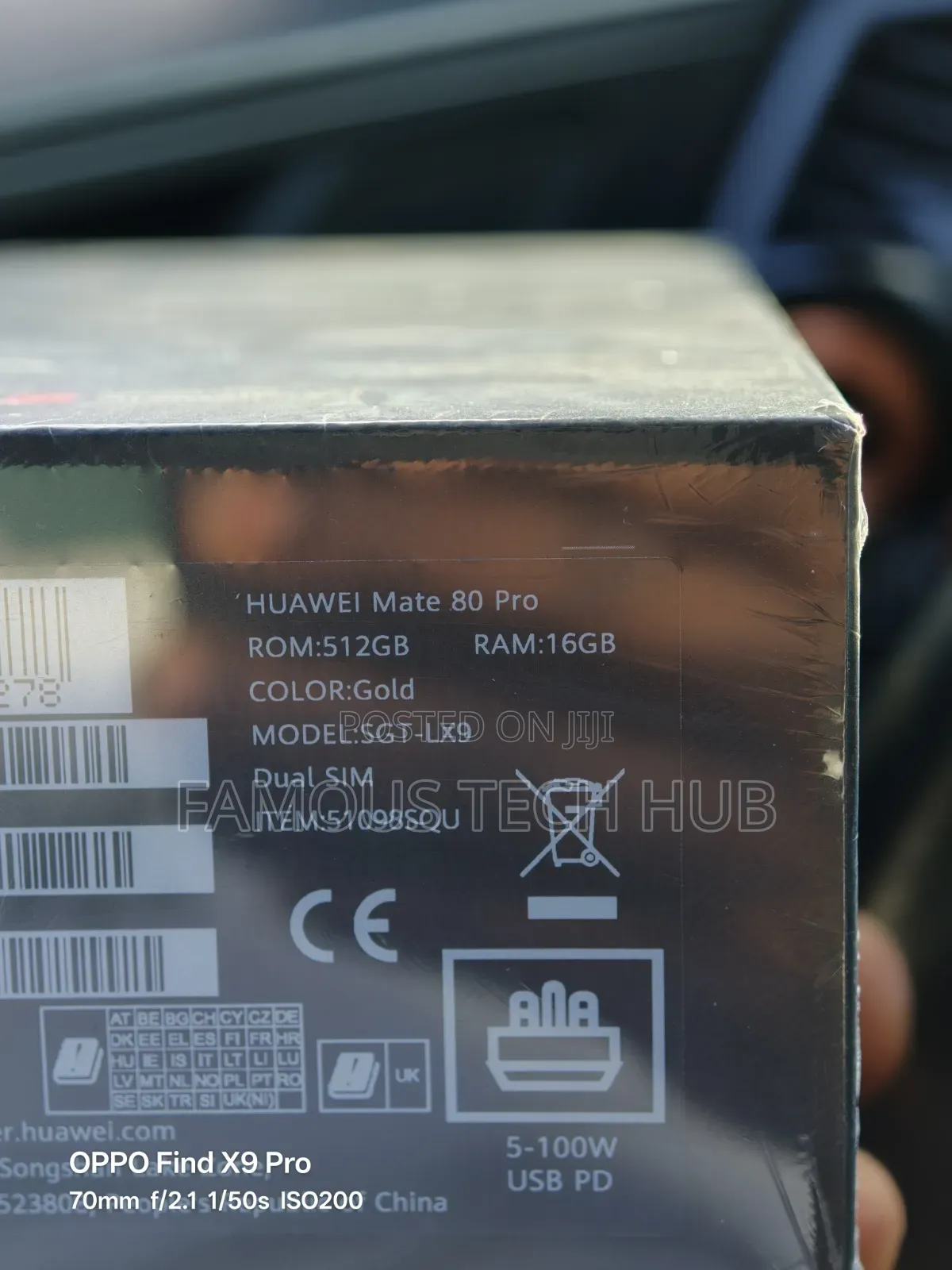 New Huawei Mate 80 Pro 5G 512 GB Gold