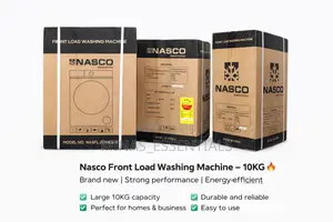 Nasco Front Load Washing Machine - 10kg