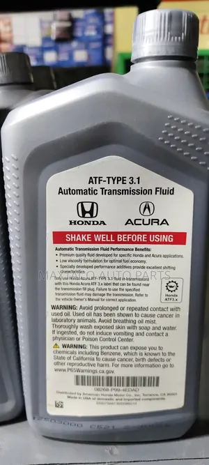 Acura/ Honda Atf-Type 3.1 for Honda and Acura