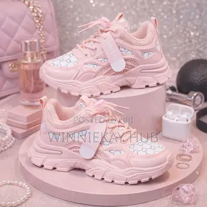 Pink Sporty Sneakers