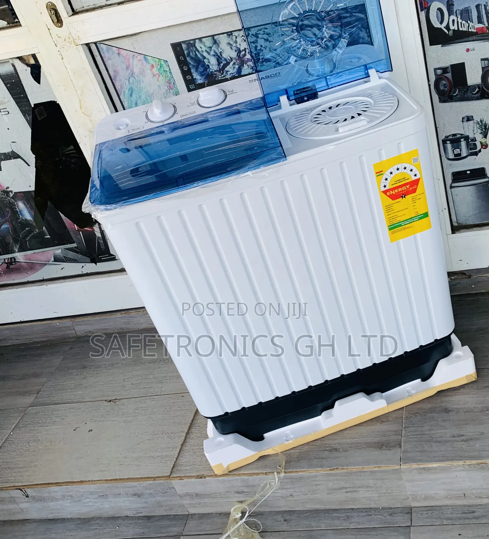 Fabulous New Nasco Twin Top Washing Machine 8kg-Nas-08-Tw