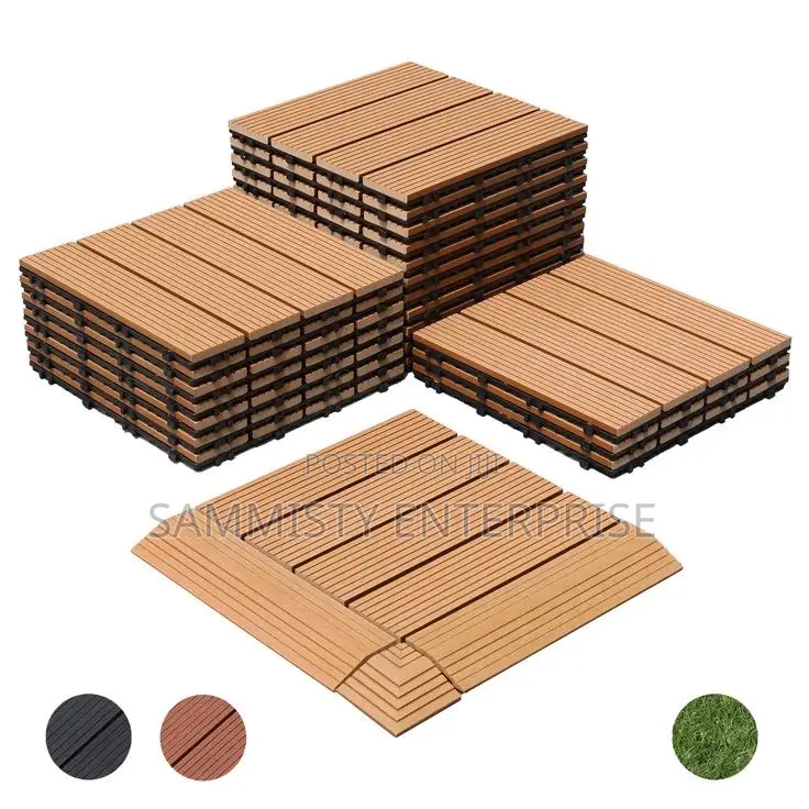 Wooden Deck Tiles (30x30x2.3cm)