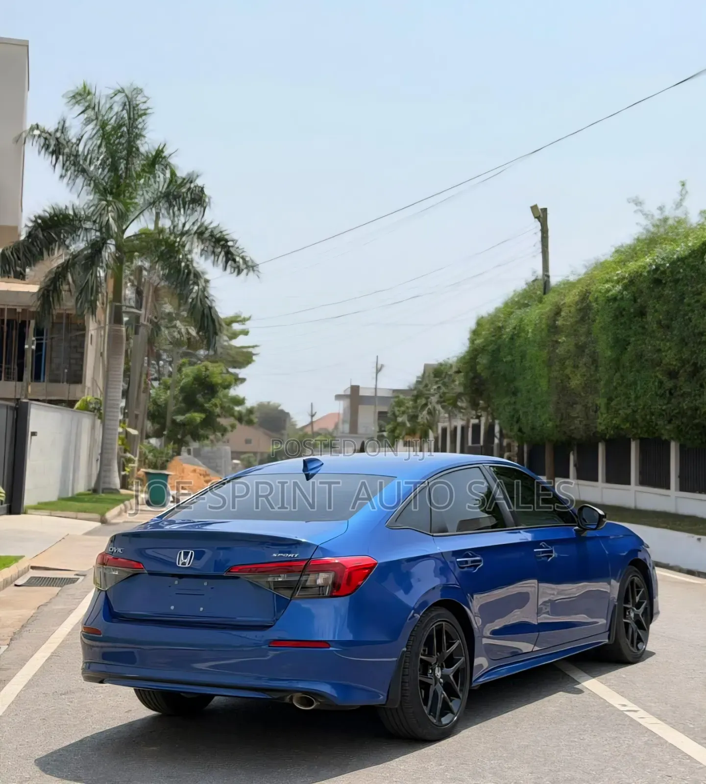 Honda Civic Sport CVT 2024 Blue